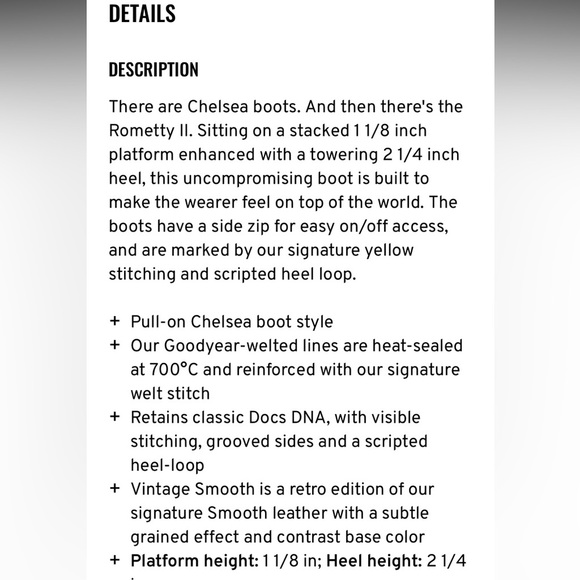 New Dr Martens Rometty Il Size 10 Black - Picture 4 of 16